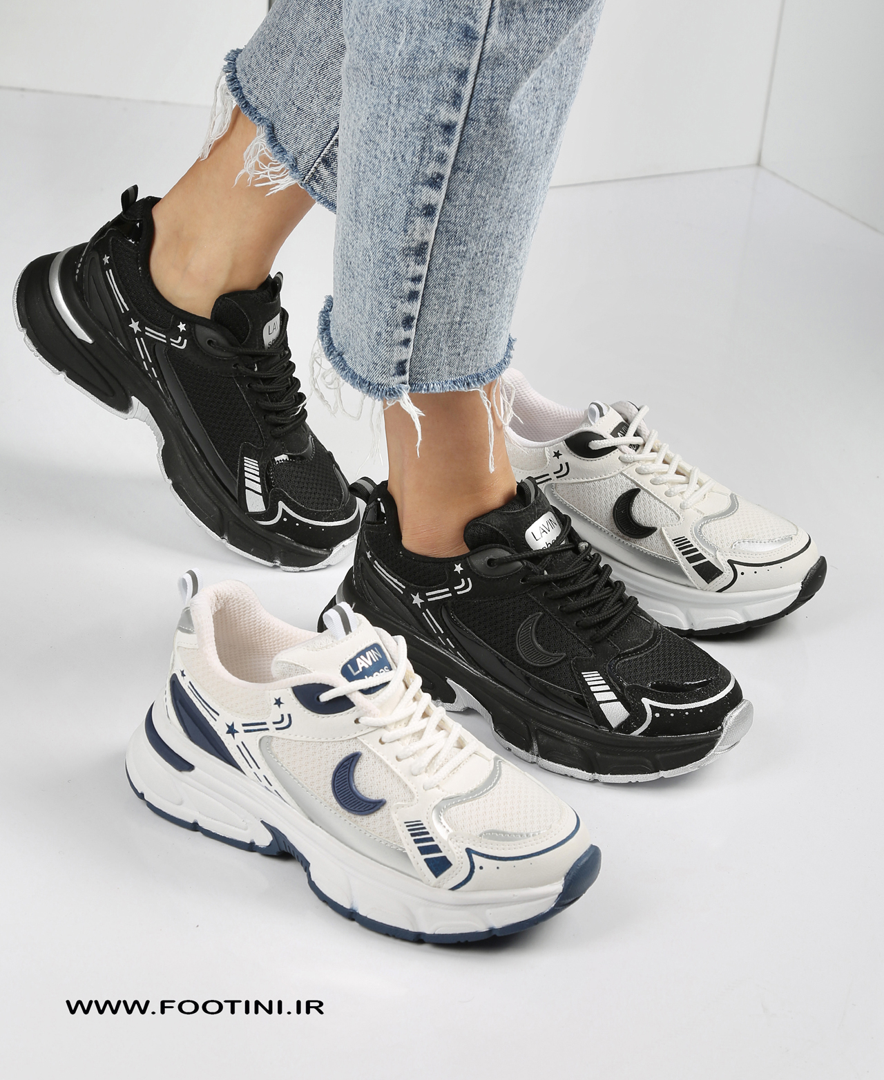 کتونی زنانه بندی LVN LOVE