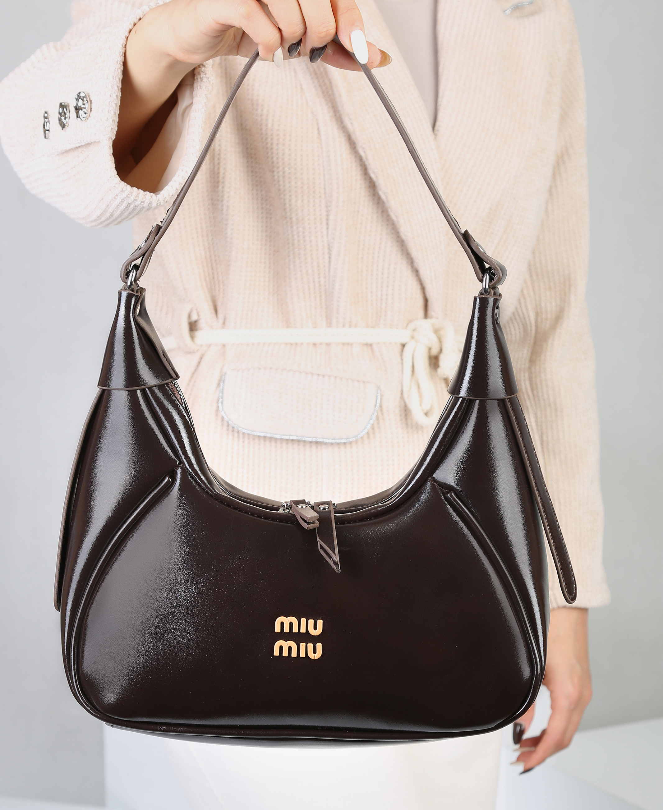 کیف زنانه چرم دوشی میومیو 203 AM