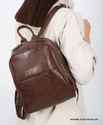 کوله پشتی زنانه چرم جلو زیپ 225 AM