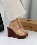 صندل زنانه لژدار سنگی SSE