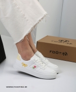 کتونی دخترانه دکمه ایی SX