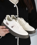 کتونی دخترانه دکمه ایی SX