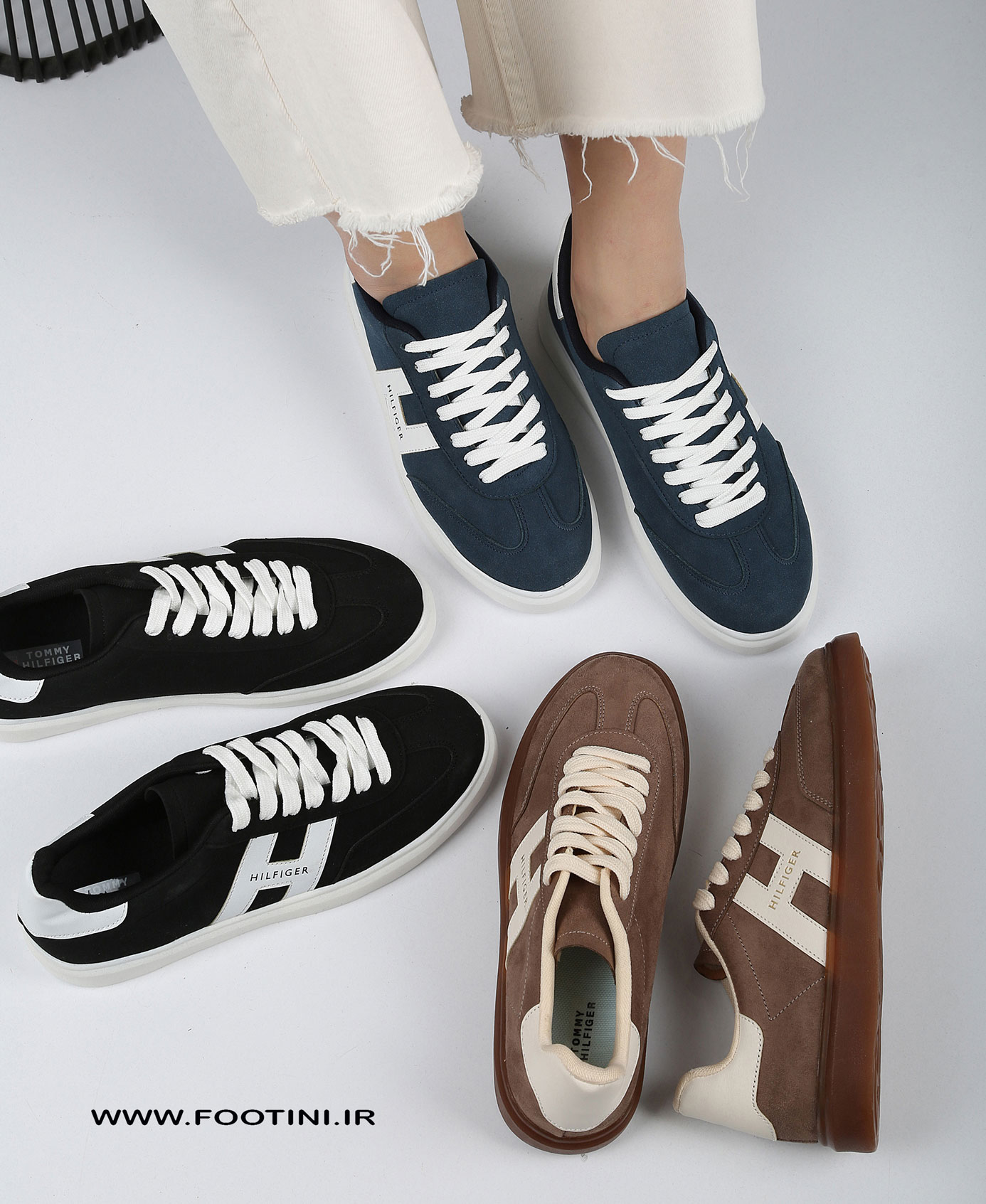 کتونی زنانه تامی هیلفیگر SNA Hilfiger
